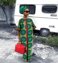 Load image into Gallery viewer, African Dress Slim Sleeved Dress, New, Fashion, African, Women, Clothing - Chocolate Boy Ltd