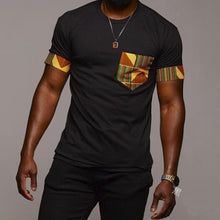 Load image into Gallery viewer, Men&#39;s African Clothes T-shirt Dashiki - Chocolate Boy Ltd