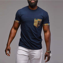 Load image into Gallery viewer, Men&#39;s African Clothes T-shirt Dashiki - Chocolate Boy Ltd