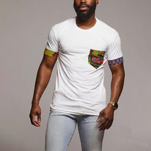 Load image into Gallery viewer, Men&#39;s African Clothes T-shirt Dashiki - Chocolate Boy Ltd