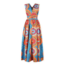 Load image into Gallery viewer, Long African Dress Women Traditional African Clothing Dashiki Ankara Maxi Dresses - Chocolate Boy Ltd