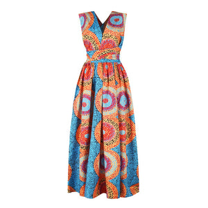 Long African Dress Women Traditional African Clothing Dashiki Ankara Maxi Dresses - Chocolate Boy Ltd