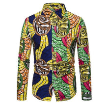 Load image into Gallery viewer, Long Sleeve Tribal African Shirt for Women/Men - Chocolate Boy Ltd