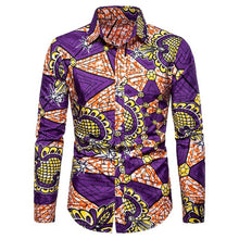 Load image into Gallery viewer, Long Sleeve Tribal African Shirt for Women/Men - Chocolate Boy Ltd