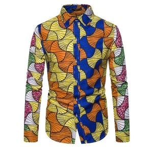 Long Sleeve Tribal African Shirt for Women/Men - Chocolate Boy Ltd