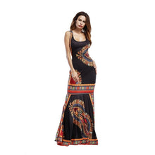 Load image into Gallery viewer, African Dashiki Outfits Dresses For Women Maxi Ankara Dress African Women Gowns Long Dress - Chocolate Boy Ltd