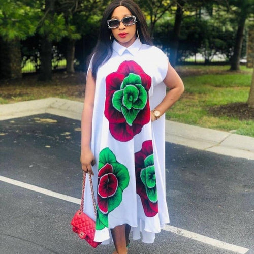 African Dresses For Women African Clothes Print Dashiki Ladies Ankara Plus Size Africa Women Dress - Chocolate Boy Ltd