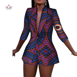 New Women Suit and Short Pants Sets African Clothes 2 Pieces Sets - Chocolate Boy Ltd
