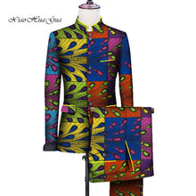 Load image into Gallery viewer, African Men Print Wedding Party Fancy Blazer Suit Jacket Tops - Chocolate Boy Ltd