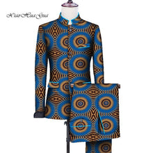 Load image into Gallery viewer, African Men Print Wedding Party Fancy Blazer Suit Jacket Tops - Chocolate Boy Ltd