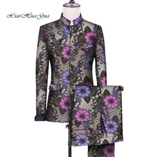 Load image into Gallery viewer, African Men Print Wedding Party Fancy Blazer Suit Jacket Tops - Chocolate Boy Ltd