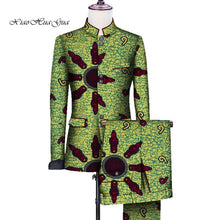 Load image into Gallery viewer, African Men Print Wedding Party Fancy Blazer Suit Jacket Tops - Chocolate Boy Ltd