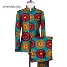 Load image into Gallery viewer, African Men Print Wedding Party Fancy Blazer Suit Jacket Tops - Chocolate Boy Ltd