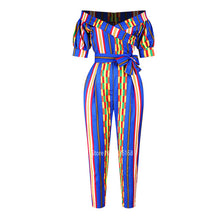 Load image into Gallery viewer, African Clothes Ladies Robe African Jumpsuit Plus Pant Dashiki Fashion - Chocolate Boy Ltd
