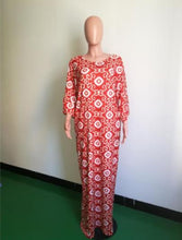 Load image into Gallery viewer, African Dress Slim Sleeved Dress, New, Fashion, African, Women, Clothing - Chocolate Boy Ltd