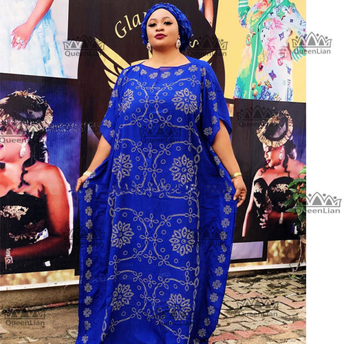 New African Oversize Chiffon Loose Design Diamond Length - Chocolate Boy Ltd