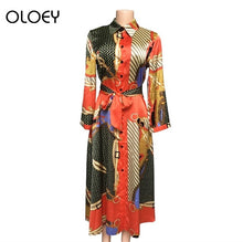 Load image into Gallery viewer, African Dresses For Women African Print Ankara Clothing Elegant Floral Dress - Chocolate Boy Ltd