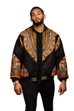 Load image into Gallery viewer, Adult Unisex African Dashiki Traditional Tribal Ankara Print Coat Zip Up Non-Hooded Sweatshirt Jacket Casual