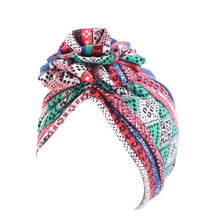 Load image into Gallery viewer, Women Turban Hat Bohemia Style Flower Hijab Beanie Hair Accessories Headscarf Cap Hair Loss