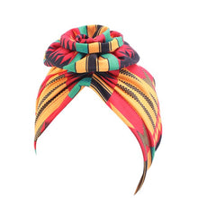 Load image into Gallery viewer, Women Turban Hat Bohemia Style Flower Hijab Beanie Hair Accessories Headscarf Cap Hair Loss