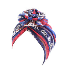 Load image into Gallery viewer, Women Turban Hat Bohemia Style Flower Hijab Beanie Hair Accessories Headscarf Cap Hair Loss