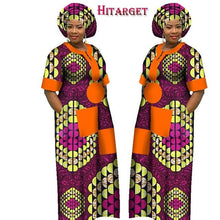 Load image into Gallery viewer, Autumn Dress for Women Dashiki Custom Made African Printed Dresses Women Comfortable Loose women