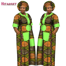 Load image into Gallery viewer, Autumn Dress for Women Dashiki Custom Made African Printed Dresses Women Comfortable Loose women