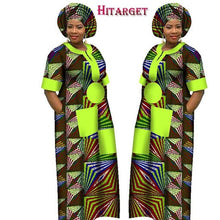 Load image into Gallery viewer, Autumn Dress for Women Dashiki Custom Made African Printed Dresses Women Comfortable Loose women