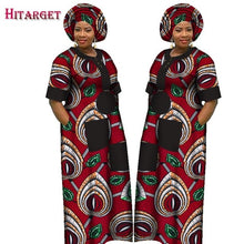 Load image into Gallery viewer, Autumn Dress for Women Dashiki Custom Made African Printed Dresses Women Comfortable Loose women