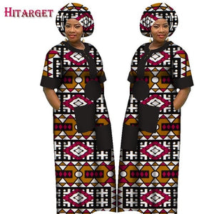 Autumn Dress for Women Dashiki Custom Made African Printed Dresses Women Comfortable Loose women