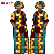 Load image into Gallery viewer, Autumn Dress for Women Dashiki Custom Made African Printed Dresses Women Comfortable Loose women