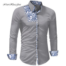 Load image into Gallery viewer, Bazin Riche Ankara African Print Causal Party Office Shirts