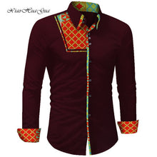 Load image into Gallery viewer, Bazin Riche Ankara African Print Causal Party Office Shirts