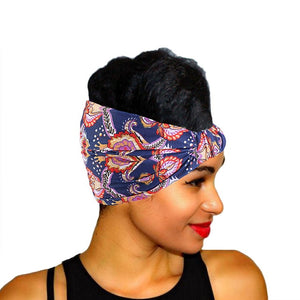 Fashion Women African Pattern Flower Turban Headscarf Headwrap Ladies Chemo Cap Bandanas Hair Accessories