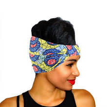 Load image into Gallery viewer, Fashion Women African Pattern Flower Turban Headscarf Headwrap Ladies Chemo Cap Bandanas Hair Accessories