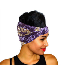 Load image into Gallery viewer, Fashion Women African Pattern Flower Turban Headscarf Headwrap Ladies Chemo Cap Bandanas Hair Accessories