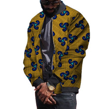 Load image into Gallery viewer, African Clothing Men Jackets Fashion Loose Zipper Ankara Coat Traditional Dashiki Print Tops