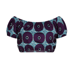 African Clothing Ankara Dashiki Print Top & Pants Suit Robes Sexy Ladies