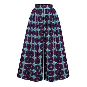 African Clothing Ankara Dashiki Print Top & Pants Suit Robes Sexy Ladies