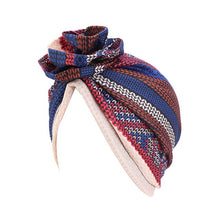 Load image into Gallery viewer, Women Turban Hat Bohemia Style Flower Hijab Beanie Hair Accessories Headscarf Cap Hair Loss