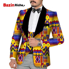 Load image into Gallery viewer, Men&#39;s Slim Fashion Party Wedding African Traditional Tribal Clothing Printed Dashiki Jacket