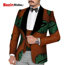 Load image into Gallery viewer, Men&#39;s Slim Fashion Party Wedding African Traditional Tribal Clothing Printed Dashiki Jacket
