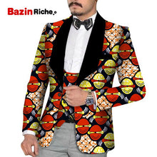 Load image into Gallery viewer, Men&#39;s Slim Fashion Party Wedding African Traditional Tribal Clothing Printed Dashiki Jacket