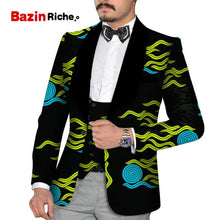 Load image into Gallery viewer, Men&#39;s Slim Fashion Party Wedding African Traditional Tribal Clothing Printed Dashiki Jacket