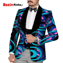 Load image into Gallery viewer, Men&#39;s Slim Fashion Party Wedding African Traditional Tribal Clothing Printed Dashiki Jacket