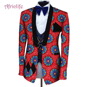 Men Dashiki Blazers African Print Jacket