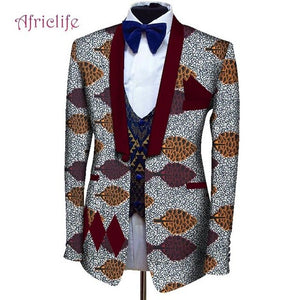 Men Dashiki Blazers African Print Jacket
