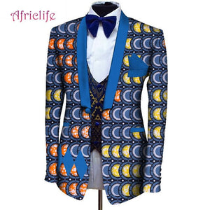 Men Dashiki Blazers African Print Jacket