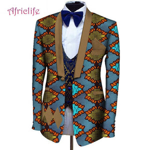 Men Dashiki Blazers African Print Jacket