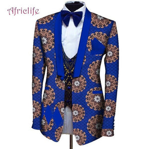 Men Dashiki Blazers African Print Jacket